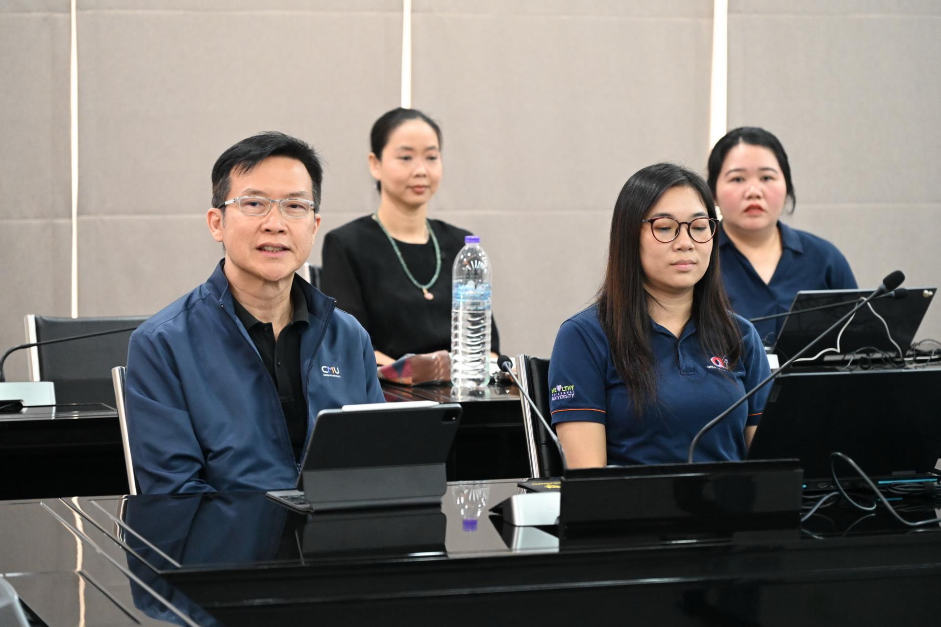 ประชุมชี้แจงแนวทางการบริหารจัดการคาร์บอนของสำนักงานมหาวิทยาลัย เพื่อก้าวสู่ความเป็นกลางทางคาร์บอน (Carbon Neutral University)