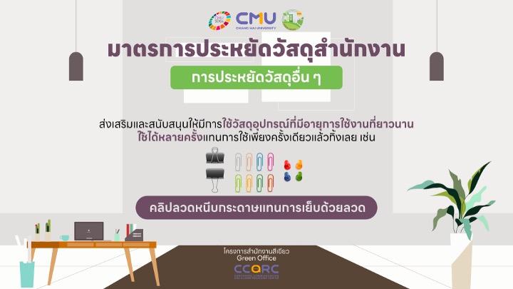 มาตรการด้านประหยัดวัสดุสำนักงาน