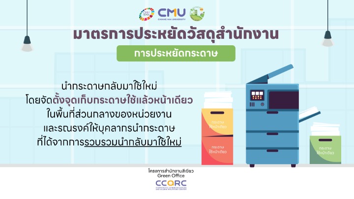 มาตรการด้านประหยัดวัสดุสำนักงาน